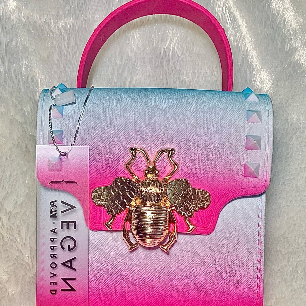 Cotton Candy Ombré Golden Beetle Clutch